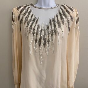 Argenti Silk Beaded Elegant Bouse S